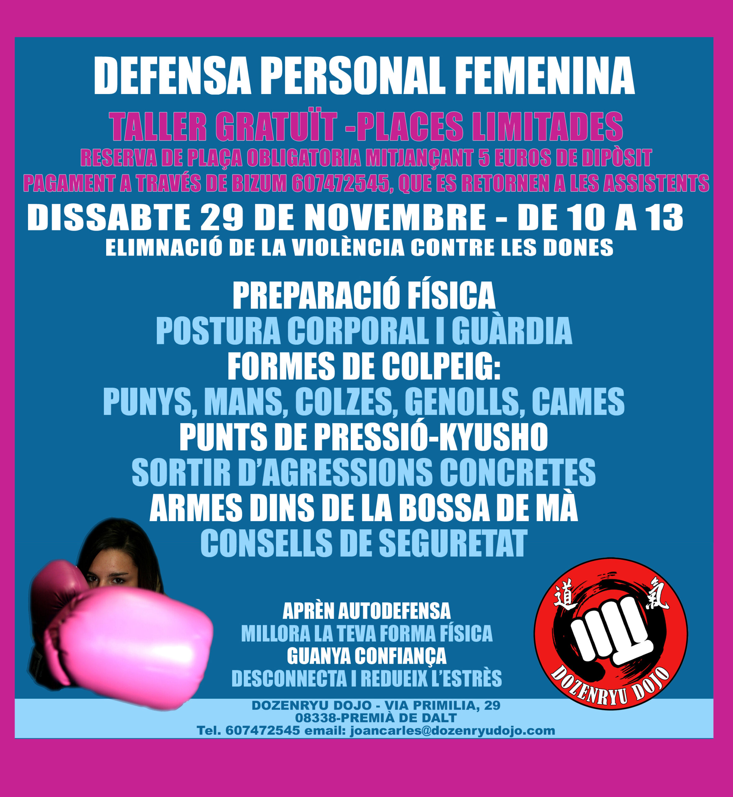 Taller de Defensa Personal Femenina